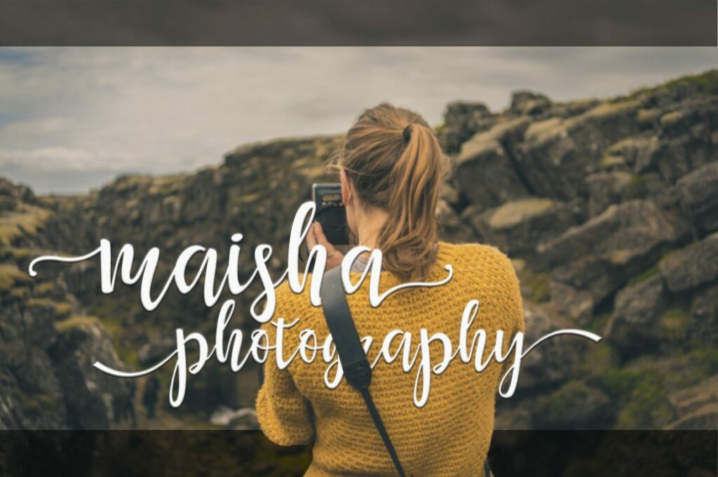 Maisha Script Font Poster 3