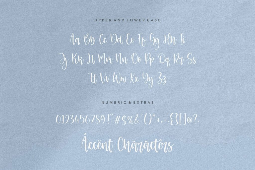 Maledictus Modern Handwritten Font Poster 5