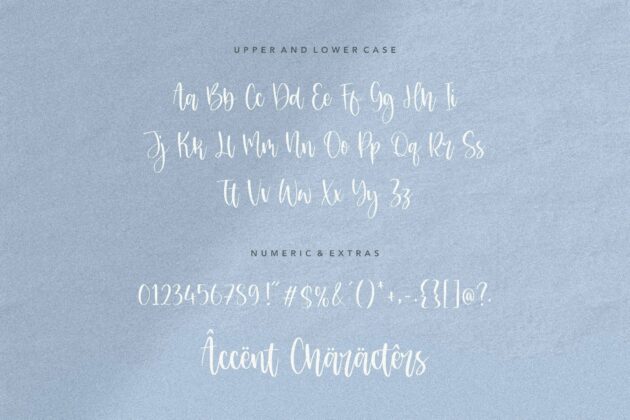 Maledictus Modern Handwritten Font Poster 5