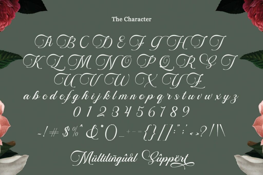 Manilla Script Poster 1