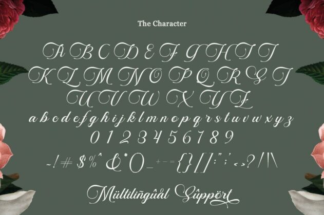 Manilla Script Poster 1