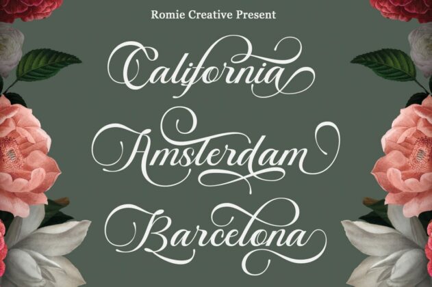 Manilla Script Poster 4