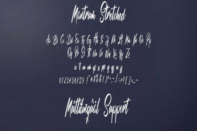 Mantrum - Urban script | 3 styles Poster 6