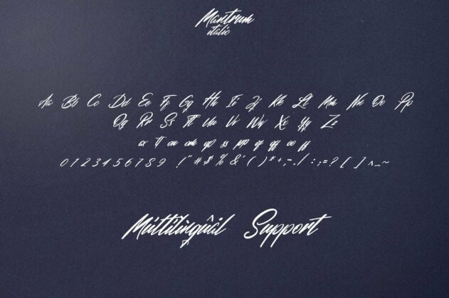 Mantrum - Urban script | 3 styles Poster 8