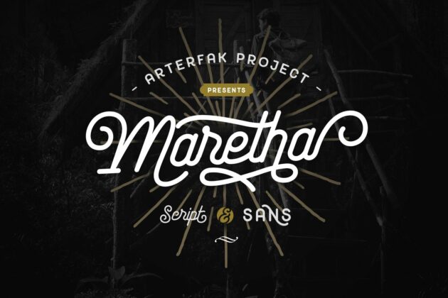 Maretha Font Duo Poster 2