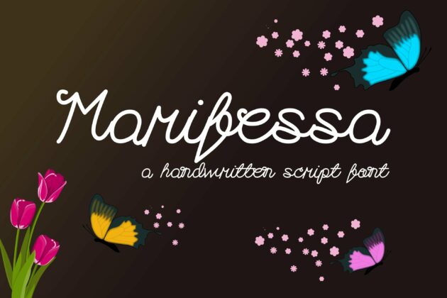 Marifessa Font Poster 2
