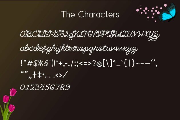 Marifessa Font Poster 5