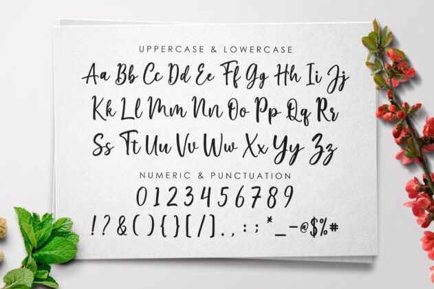 Marliesta Script Font Poster 5