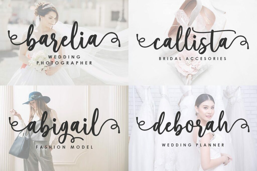 Marliesta Script Font Poster 7