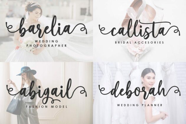 Marliesta Script Font Poster 7