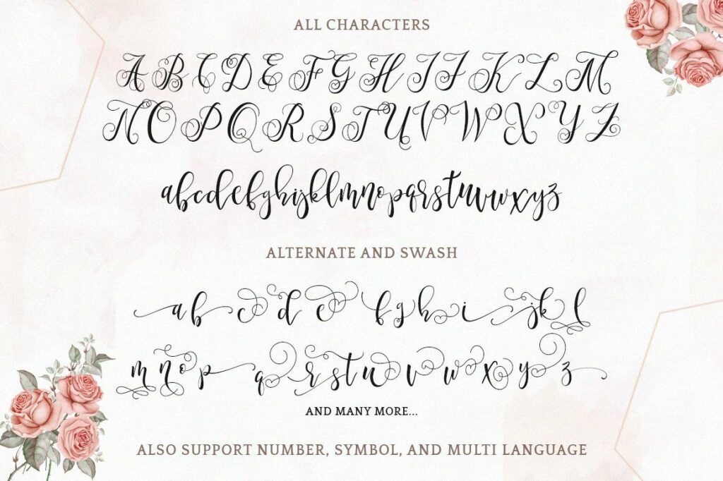 Marmia Script Poster 6