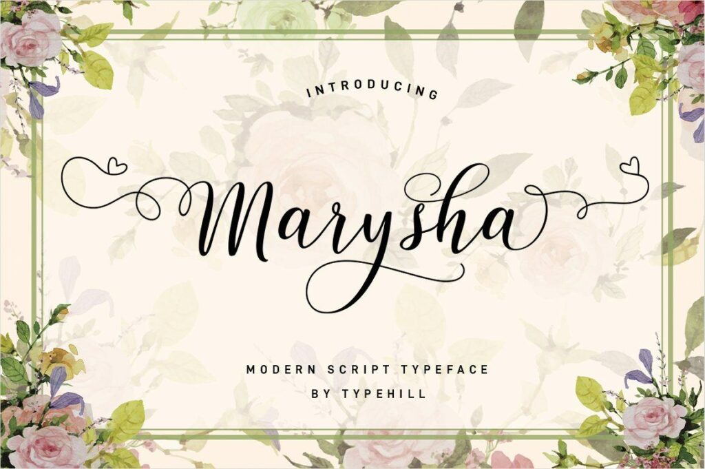 Marysha Script Poster 5