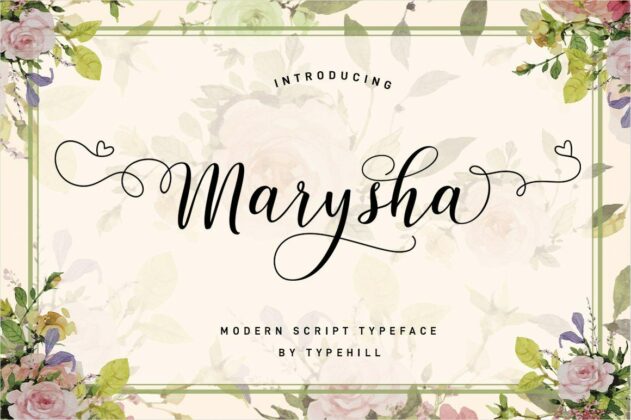 Marysha Script Poster 5