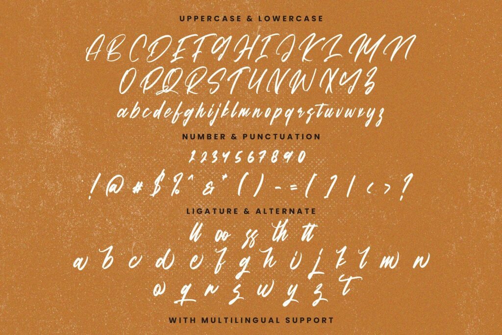 Matequn Historiya - Handwritten Font Poster 6