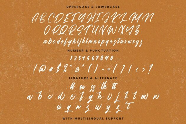 Matequn Historiya - Handwritten Font Poster 6