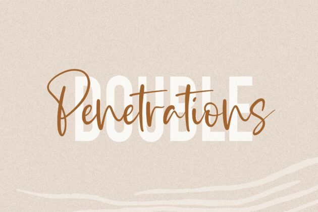 Medium Rosebud Modern Calligraphy Font Poster 2