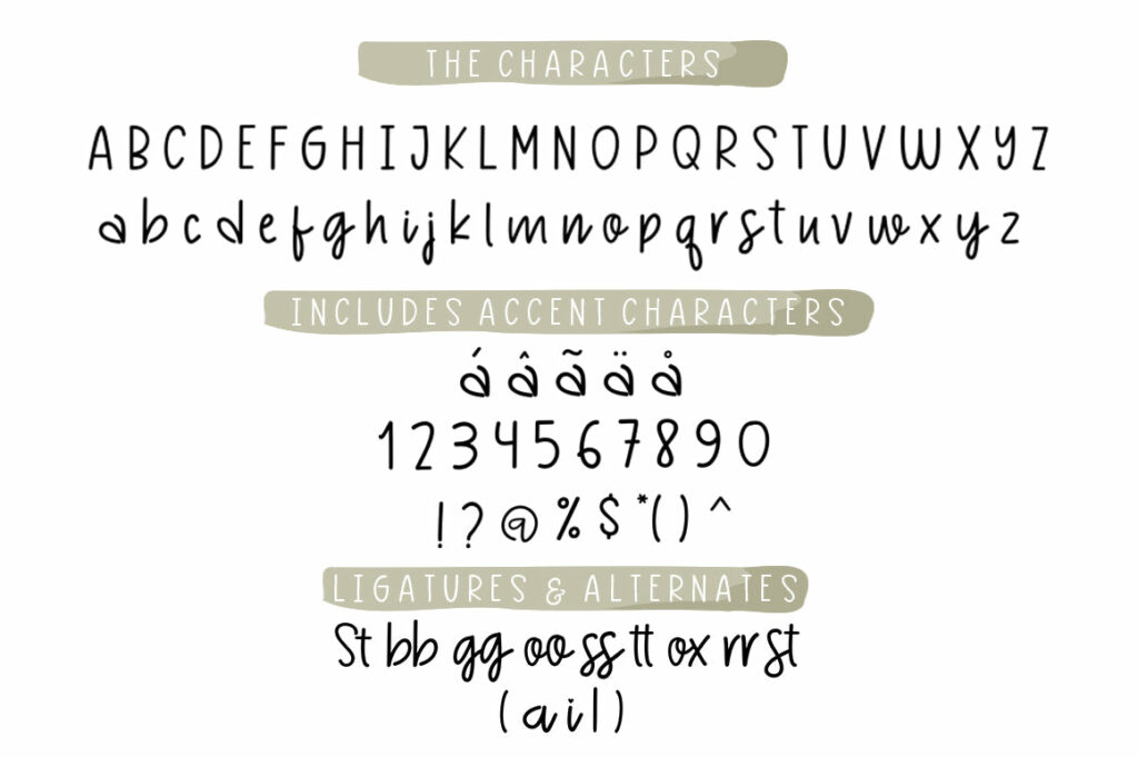 Meggie - Handwritten Typefacaes Poster 6