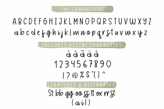 Meggie - Handwritten Typefacaes Poster 6