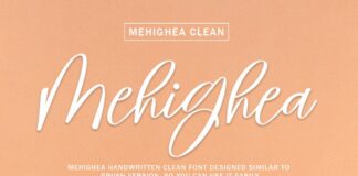 Mehighea Script Poster 1