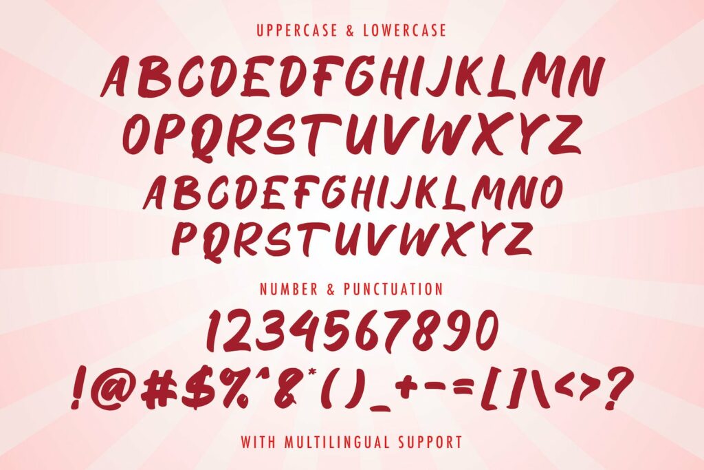 MEIZURY - Handwritten Font Poster 9