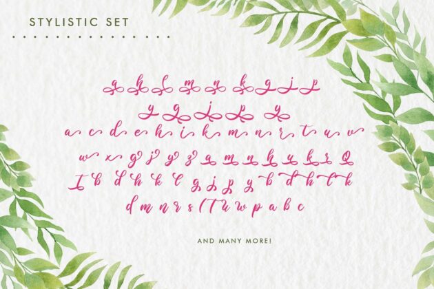 Meliana Script Poster 4