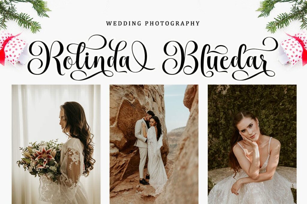 Melinda Bladegia Script Font Poster 1