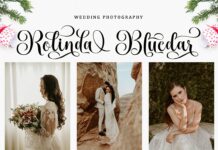 Melinda Bladegia Script Font Poster 1