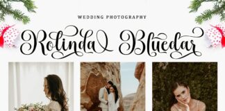 Melinda Bladegia Script Font Poster 1