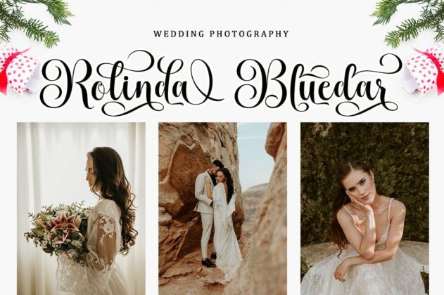 Melinda Bladegia Script Font Poster 1
