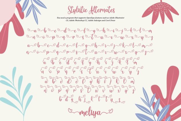 Meliya Script Poster 2
