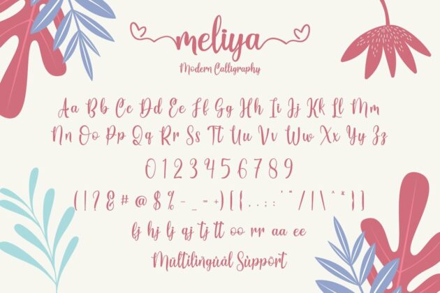 Meliya Script Poster 10