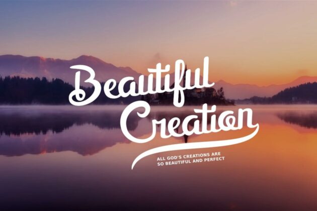 Mellifret script font Poster 10