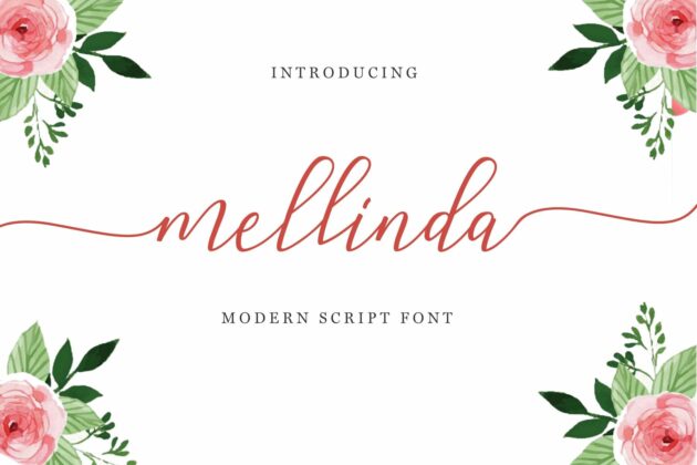 Mellinda Script Poster 2