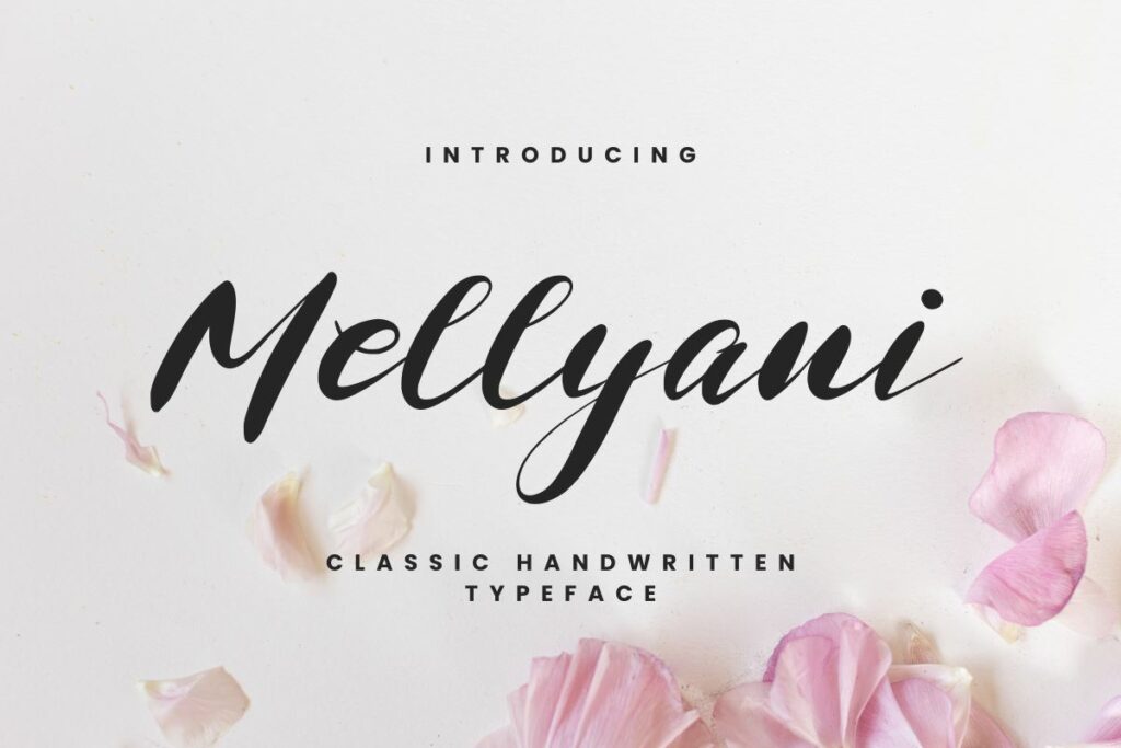 Mellyani - Classic Handwritten Typeface Poster 8