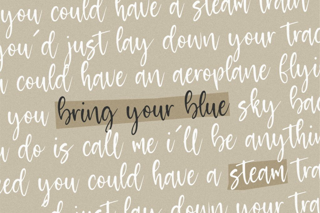 Melodicstar Modern Calligraphy Font Poster 6