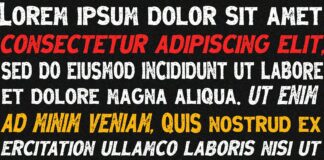 MENZANINE - STAMP TEXTURED FONT FAMILY Poster 1