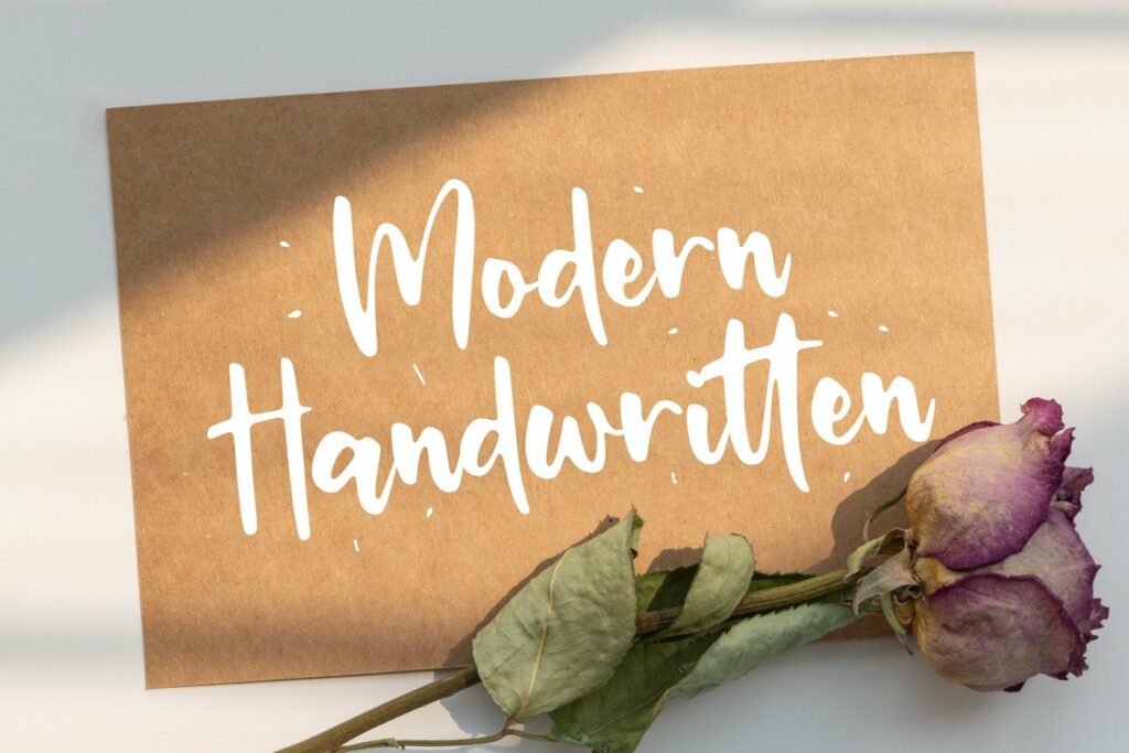 Miguelito Modern Handwritten Font Poster 3