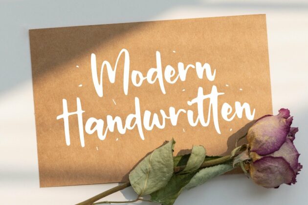 Miguelito Modern Handwritten Font Poster 3
