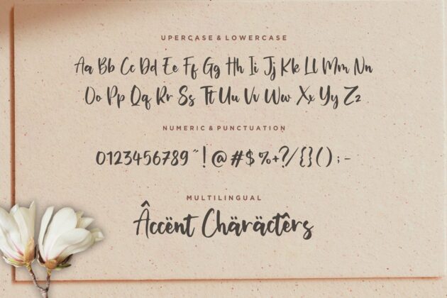 Miguelito Modern Handwritten Font Poster 7