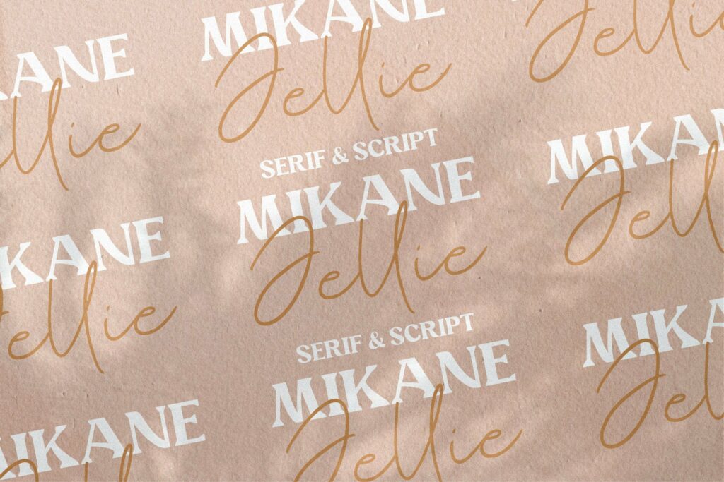 Mikane Jellie Handwritten Font Duo Poster 1