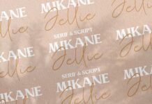 Mikane Jellie Handwritten Font Duo Poster 1