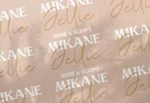 Mikane Jellie Handwritten Font Duo Poster 1
