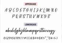Miles Henry – Modern Script Font Miles Henry - Modern Script Font Poster 1