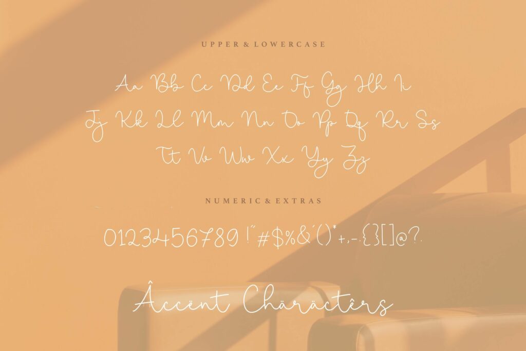 Miracle Sunrise Monoline Calligraphy Font Poster 4