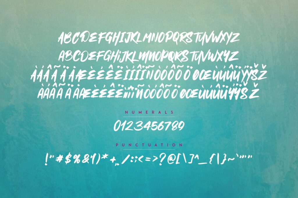 Mischief - Brush font + Extras Poster 9