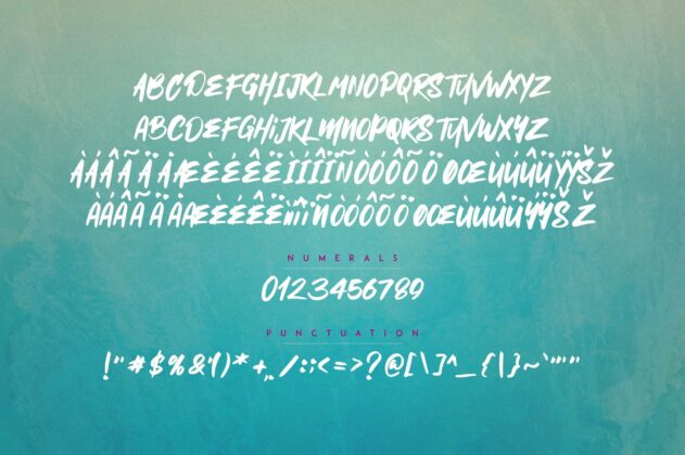 Mischief - Brush font + Extras Poster 9