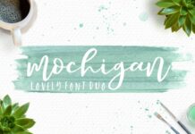 Mochigan Font Duo Poster 1