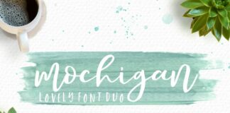 Mochigan Font Duo Poster 1