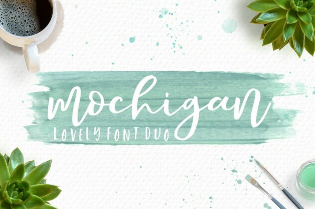 Mochigan Font Duo Poster 1