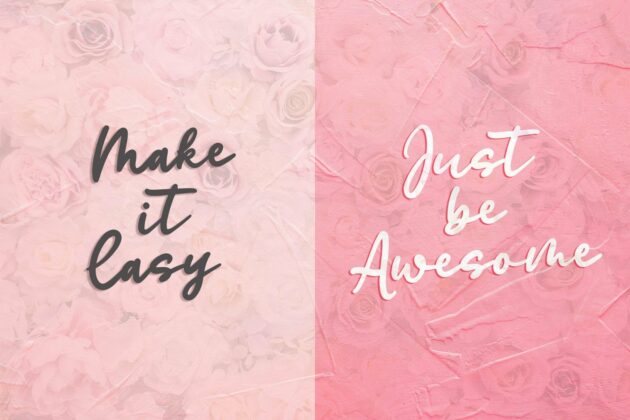 Modesty Script - Handwritten Font Poster 3